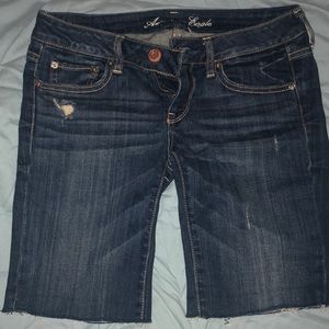 American Eagle Bermuda jean stretch shorts
